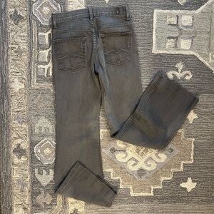 7 for all Mankind Gray Bootcut Jeans with embellished pockets size 27